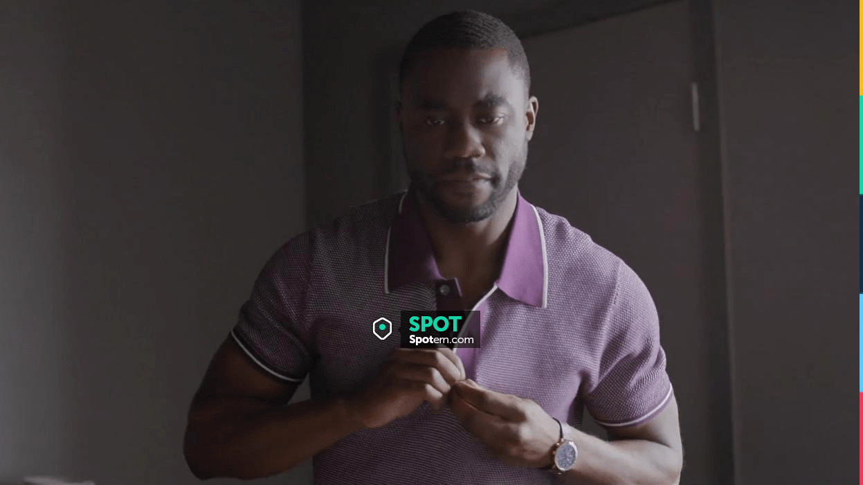 Todd Snyder Seed Stitch Tipped Short Sleeve Sweater Polo worn by James  (Garrick Bernard) as seen in Single Drunk Female (S01E09) | Spotern
