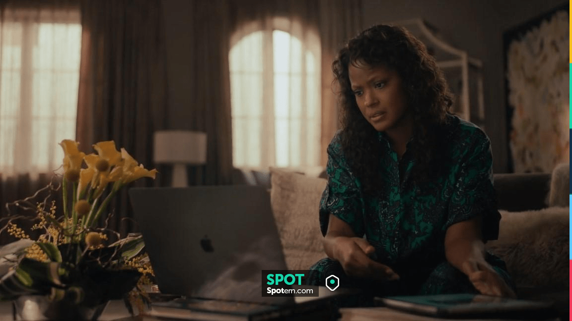 Zimmermann Tiggy Appliquéd Paisley Print Silk Wide Leg Pants worn by