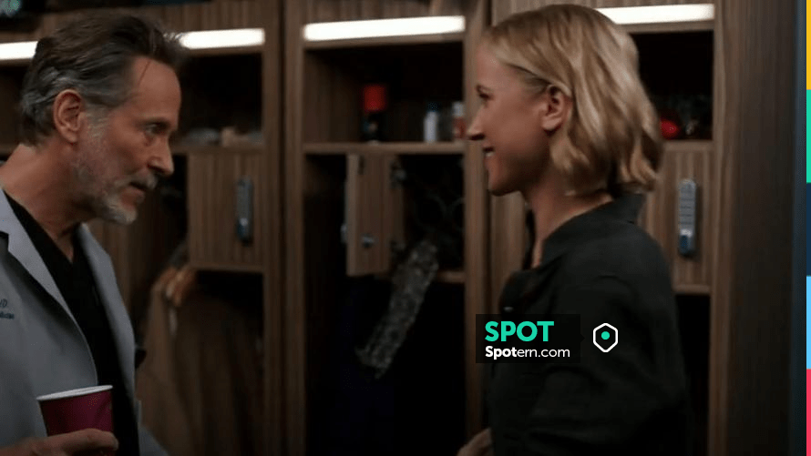 Equipment Essential Silk shirt worn by Dr. Hannah Asher (Jessy Schram