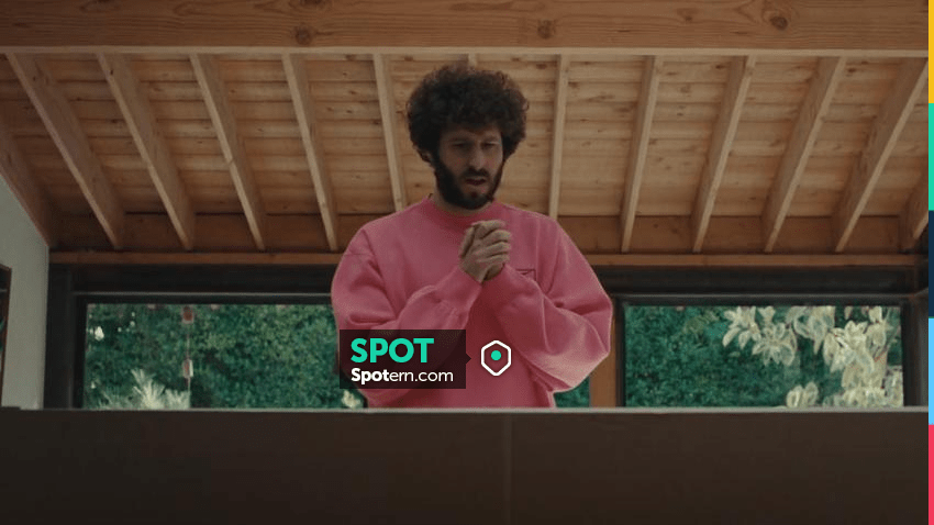 Nike x Stussy NRG BR Crew Fleece Pink worn by Dave (Lil Dicky) as