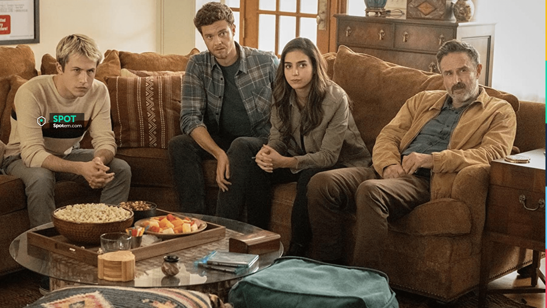 Long sleeve crewneck tee worn by Wes Hicks (Dylan Minnette) as seen in