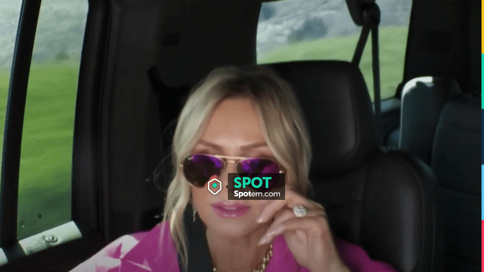 RayBan Aviator Frame Sunglasses worn by Tamra Judge as seen