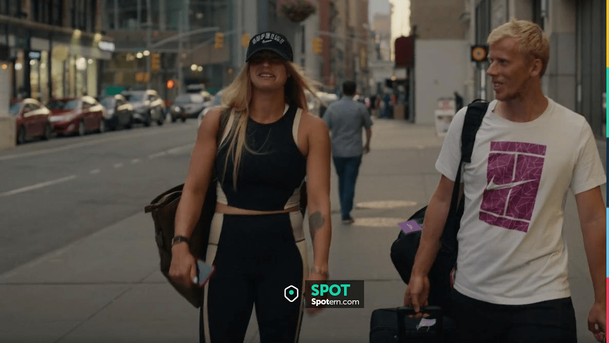 Nike Yoga Luxe Dri Fit High Rise Leggings worn by Aryna Sabalenka as seen  in Break Point (S01E10)