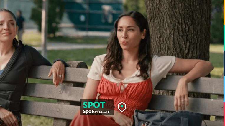 Rays For Days Darya Dress In Red worn by Astrid (Meaghan Rath) as seen ...