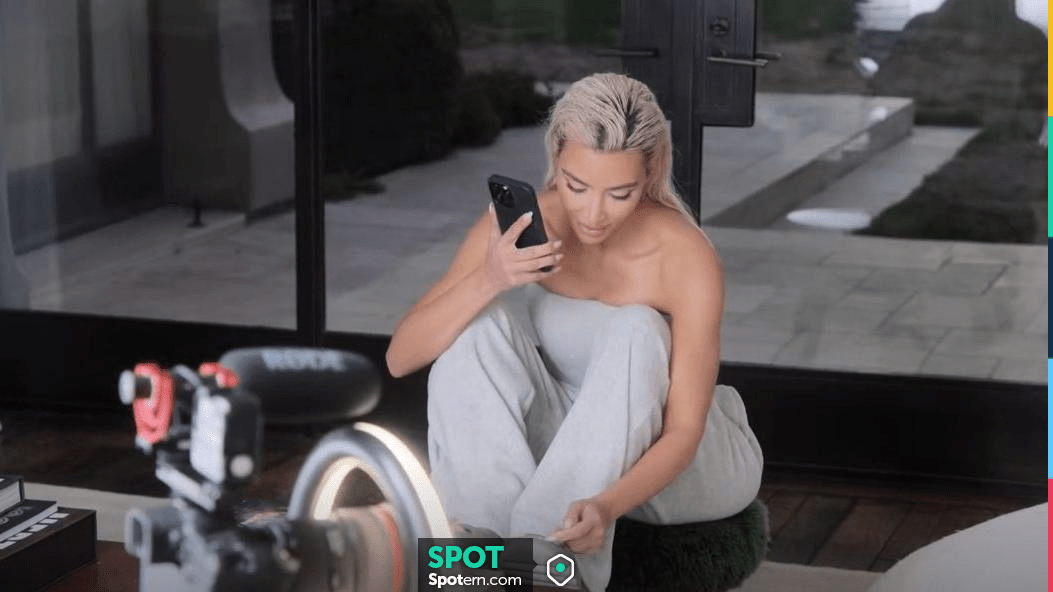 Yeezy Slides worn by Kim Kardashian as seen in The Kardashians (S03E08