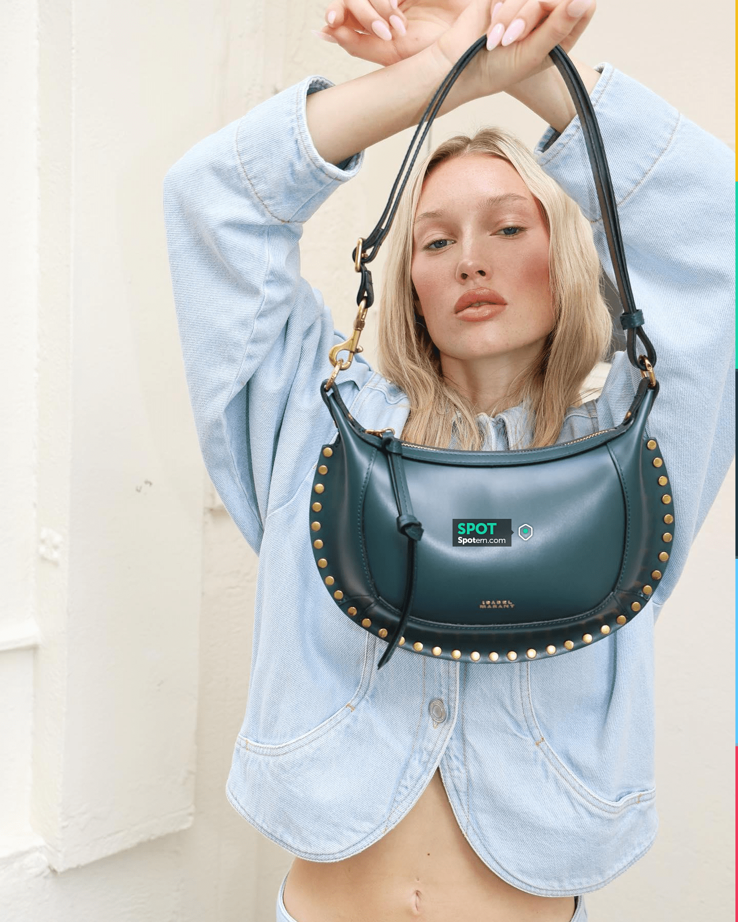【Isabel Marant】Oskan Moon Bag Oskan Moon Bag Woman black | ISABEL MARANT Official online store
