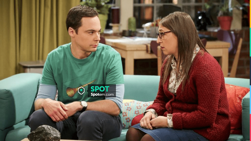 Horn T-Shirt in green worn by Sheldon Cooper (Jim Parsons) in The Big ...