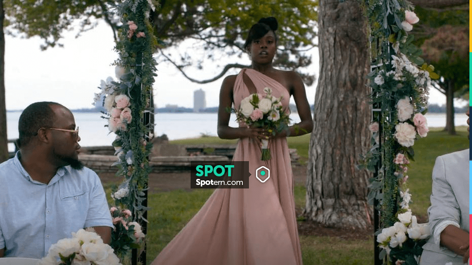 Infinity Dress Dusty Rose Multiway Infinity Dress worn by Kiesha