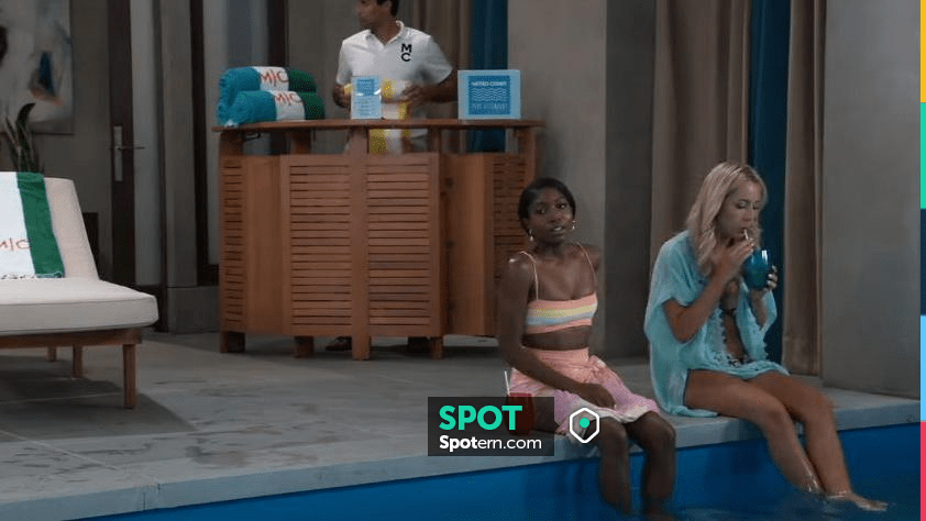 WornOnTV: Trina's pastel striped bikini and tie dye sarong on General  Hospital, Tabyana Ali