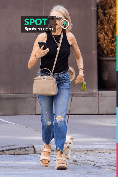 Fendi First Sunglasses worn by Naomi Watts in New York City on