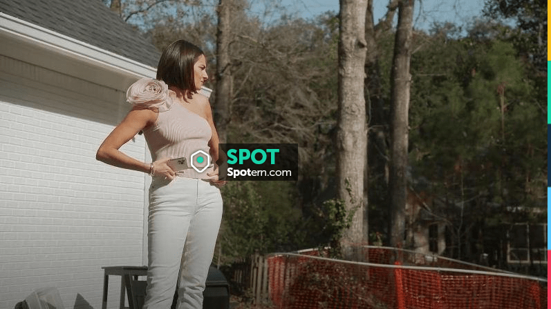 Zara Rose Tank Top worn by Paige DeSorbo as seen in Southern Charm