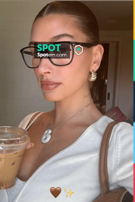 Hailey From Raky Ray Ban Rb7066 Gafas usadas por Hailey Baldwin en su historia de ...