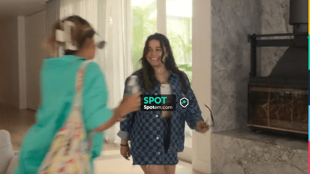 Tommy Jeans Oversized Checkerboard Jacket worn by Summer Torres (Sky