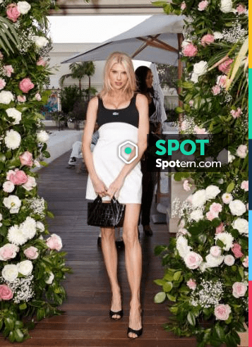 Lacoste Bandier All Motion Colorblock Dress worn by Charlotte McKinney