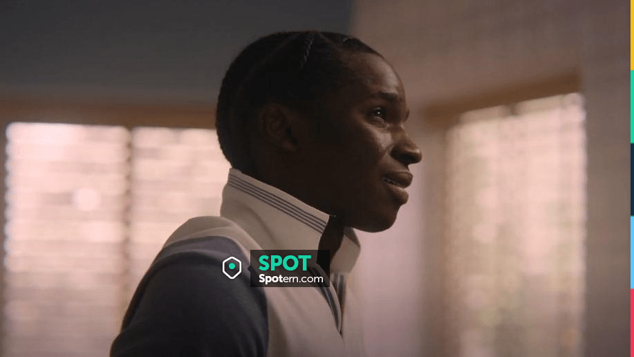 Reiss Shark Open Collar Tipped Polo Shirt worn by Jackson Marchetti ...