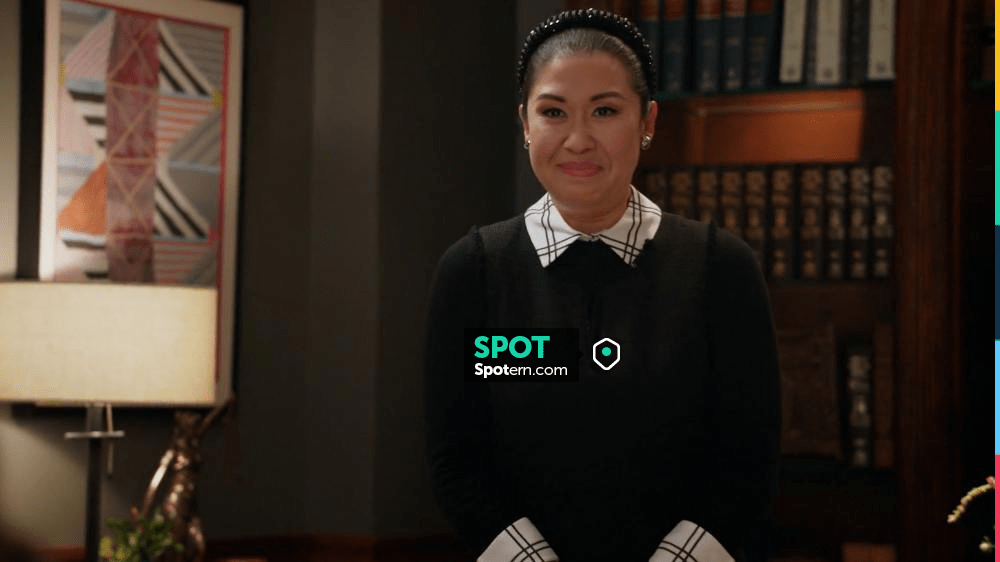 Alice And Olivia Porla Collared Sweater worn by Sherri Kansky (Ruthie ...