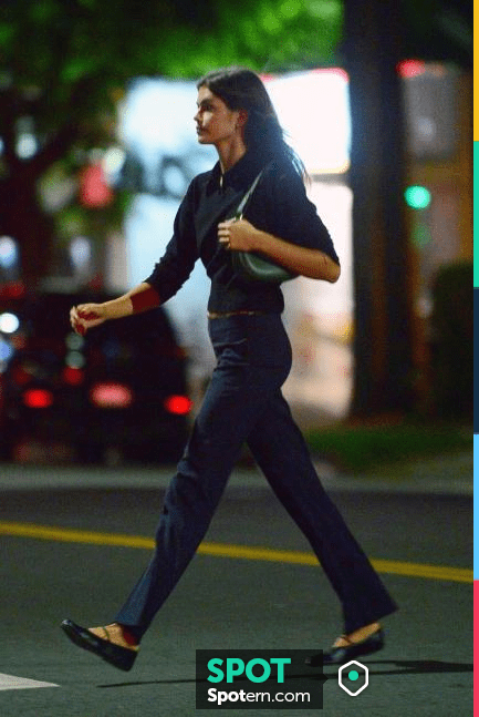 The Row Leather Ballet Flats worn by Kaia Jordan Gerber in Los