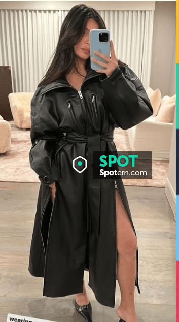 Faux Leather Trench – Khy