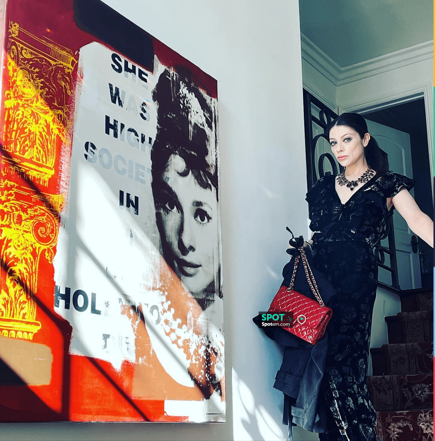Chanel Classic Flap Bag worn by Michelle Trachtenberg on her Instagram Post  on November 20, 2023