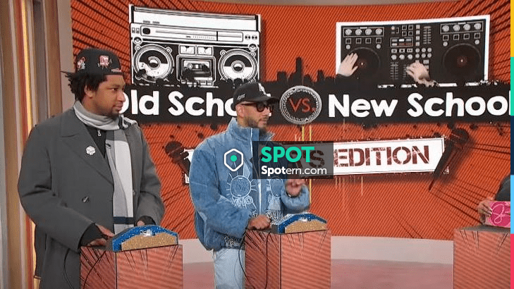 Who Decides War Embroidered Denim Bomber Jacket worn by Swizz Beatz as ...