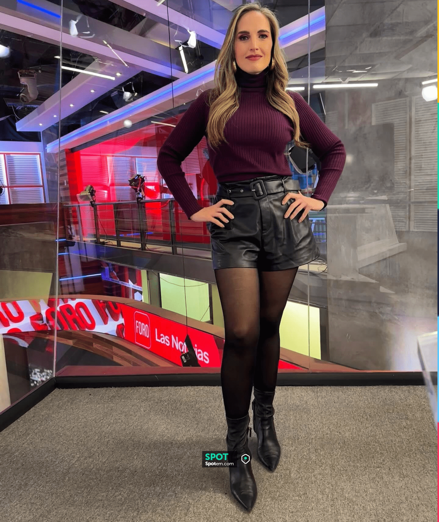 Bottes portées par Ana lucia Ordoñana sur le compte Instagram