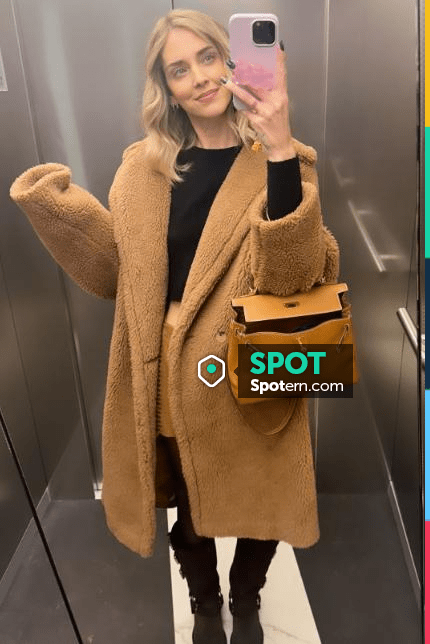 Chiara ferragni clearance teddy bear coat