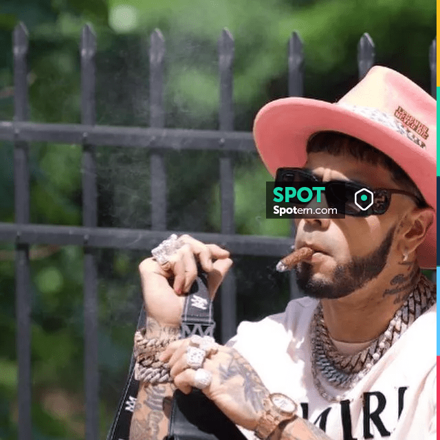 Anuel 2024 gucci sunglasses