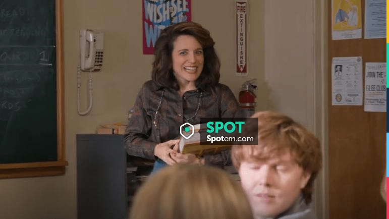 Camisa Ralph Lauren Blusa Paisley con botones marrón/verde usada por ...