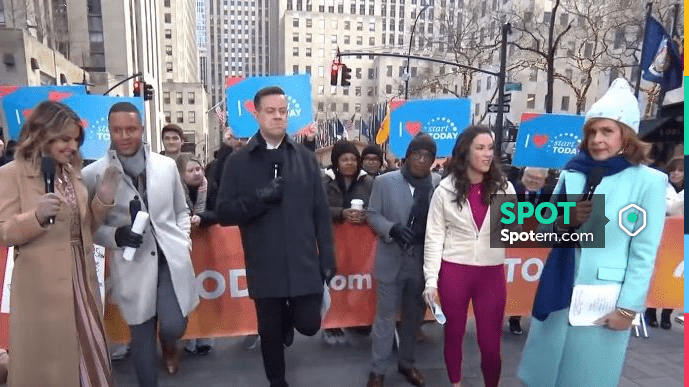 Alice + Olivia Joelle Coat worn by Hoda Kotb as seen in Today on ...