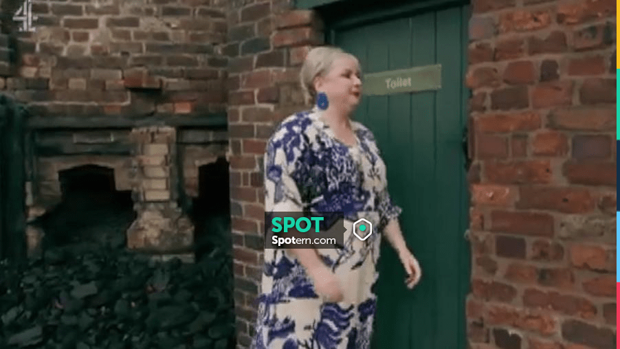 Mia Strada Ab­bi Dress worn by Siobhán McSweeney as seen in The Great Pottery Throw Down (S07E09