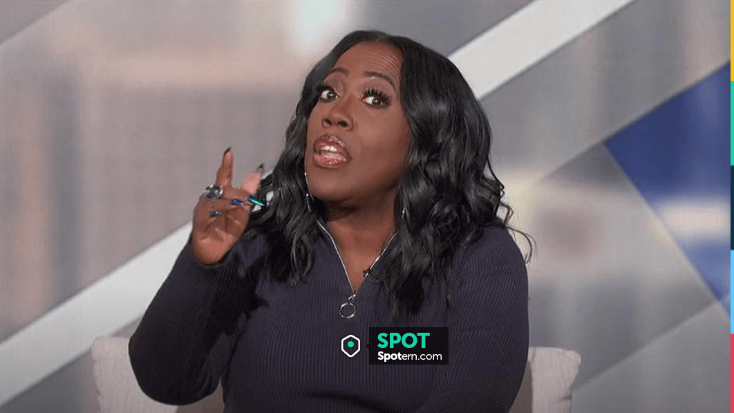 Noisy May Toni Rib Long Sleeve Body­suit worn by Sheryl Underwood as ...