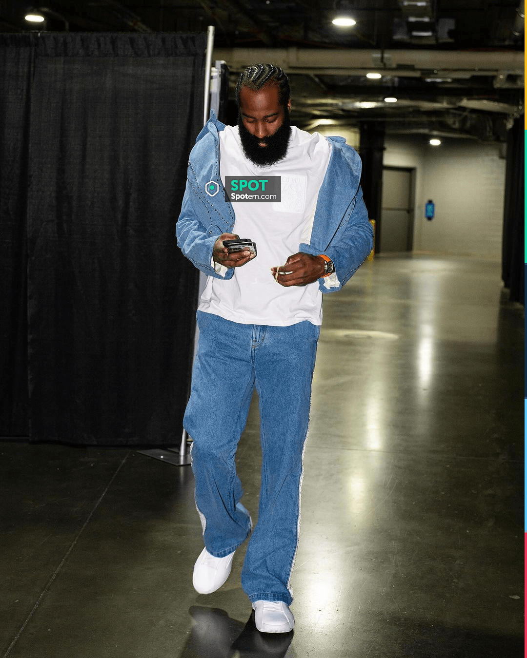 Wales Bonner 24ss Enzyme スタッズ デニムジャケット Wales Bonner 24ss Enzyme スタッズ デニムジャケット