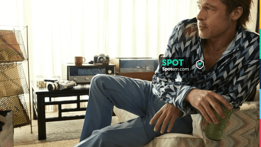 T-Shirt Mens Once Upon A Time In Hollywood Top Brad Pitt As Worn