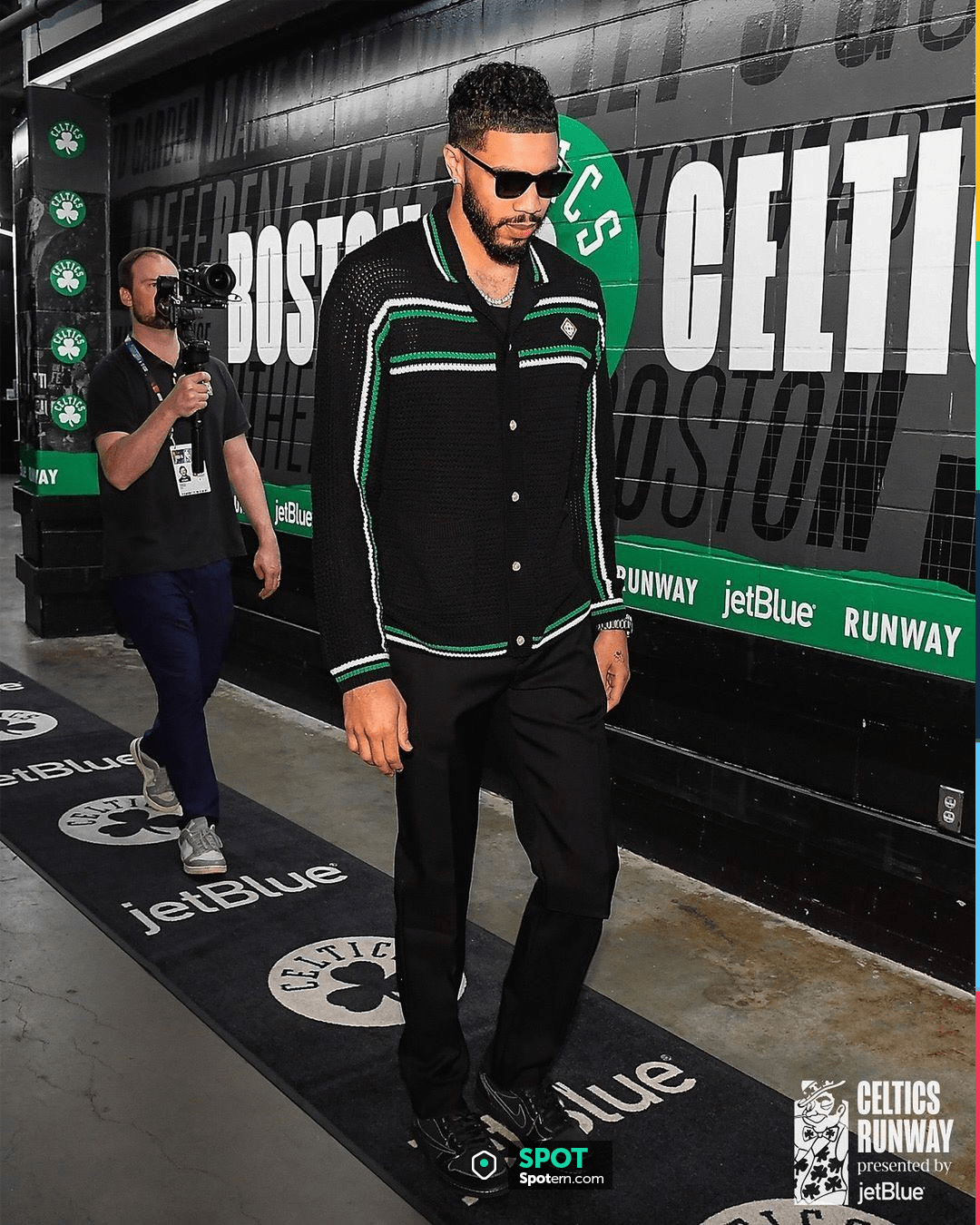 Jordan 1 Retro Low X Travis Scott Black Phantom worn by Jayson Tatum on ...