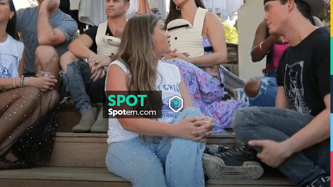 James Mae Valley Crew Car White Og Moto Tee worn by Brittany Cartwright ...