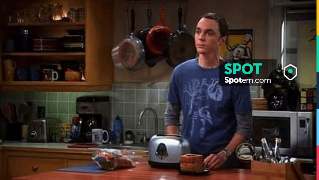 La boîte à mouchoirs Rubik's Cube de Sheldon Cooper (Jim Parsons) dans The  Big Bang Theory S03E01