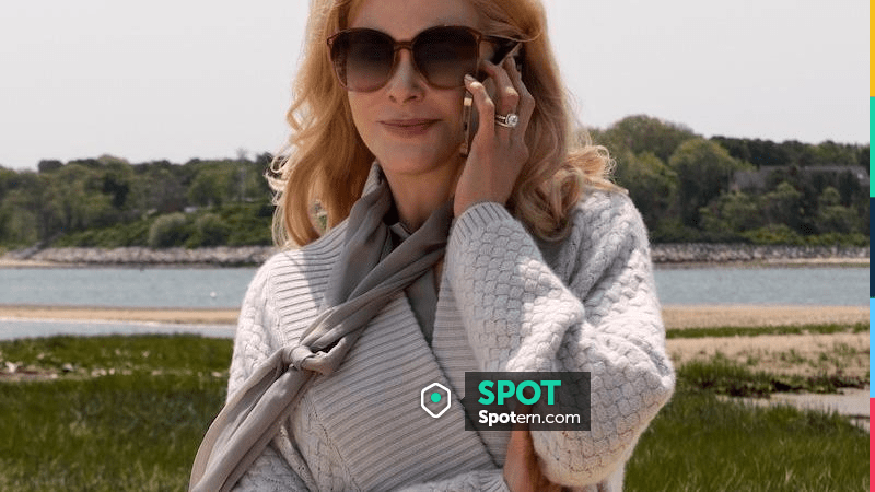 The Perfect Couple Wardrobe: Nicole Kidman is wearing Grey Cardigan to