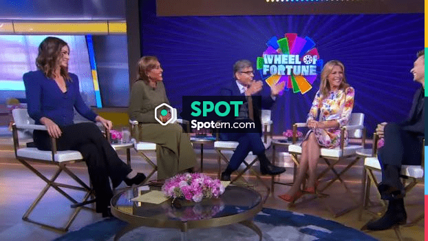Jason Wu Collective Pull à fleurs brodé porté par Robin Roberts tel qu ...