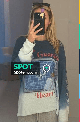 Boys Lie Guarded Angel Thermal Boyfriend Longsleeve worn by Alix Earle