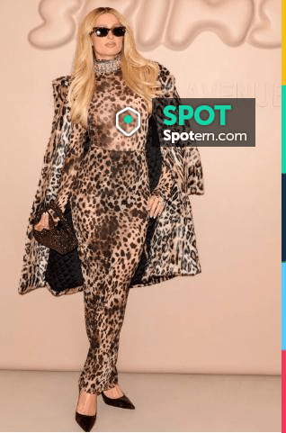 Dolce & Gabbana x Skims Milky Sheer Mock Neck Bodysuit worn by Paris