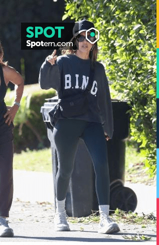 Alo Yoga Performance District Trucker Hat worn by Jessica Alba in Los