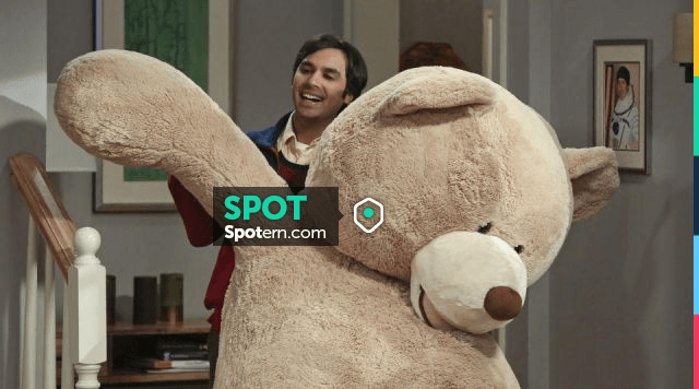 The teddy bear giant Hugfun of Raj Koothrappali (Kunal Nayyar) on The Big Bang Theory | Spotern