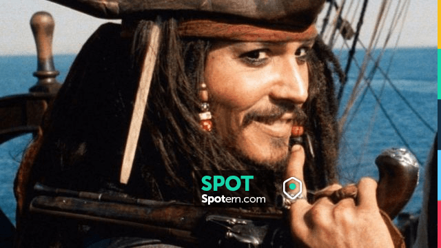 La bague de Jack Sparrow Johnny Depp dans Pirates des Cara bes