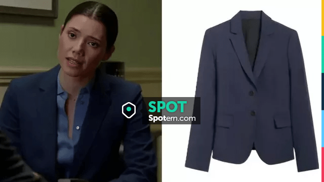 Blazer classique bleu marine pour femmes de Violet Mikami (Hanako ...