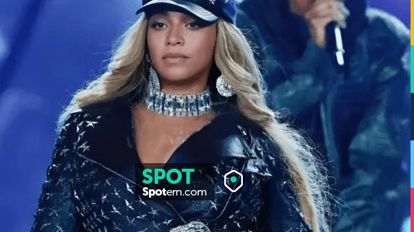 Beyoncé Atlanta Cowboy Carter Tour Star Blouson en cuir | Spotern