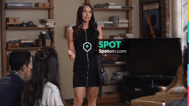 Short Dress Black With A Zipper Reagan Megan Fox In New Girl S06e20 Spotern 9006