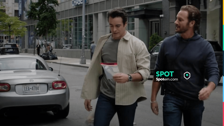 Faherty Slub Cotton Hoodie worn by Terry Bruno (Kevin Kane) as seen in ...