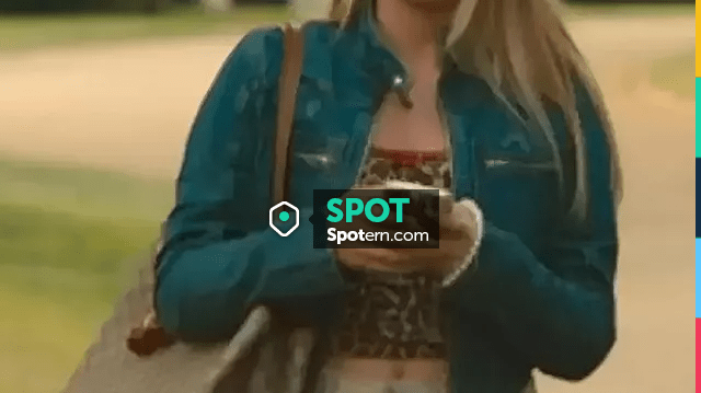 Denim Jacket worn by (Amelia May) in Wild Cherry | Spotern