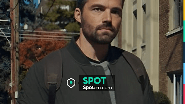 Ian Harding Ripple Ripple S01 Ian Harding Black Jacket worn by Nate (Ian Harding) as seen ...