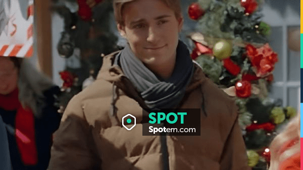 A Make or Break Holiday Evan Roderick Brown Puffer Jacket worn by ...